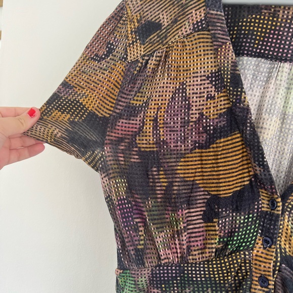 Size 14 French Connection Abstract Print Dress - Picture 4 of 7